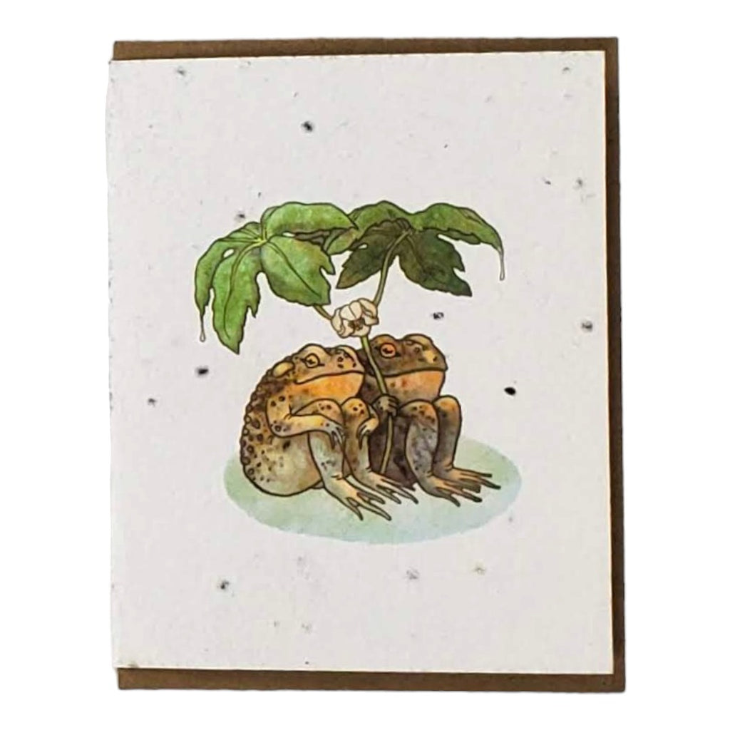 Small Victories Plantable Card - Two Toads Together