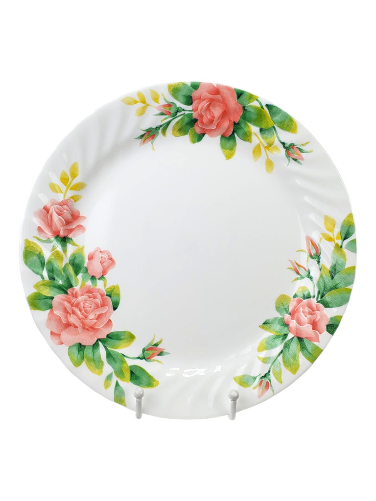 Vintage Corelle Elegant Rose Dinner 10" Plates