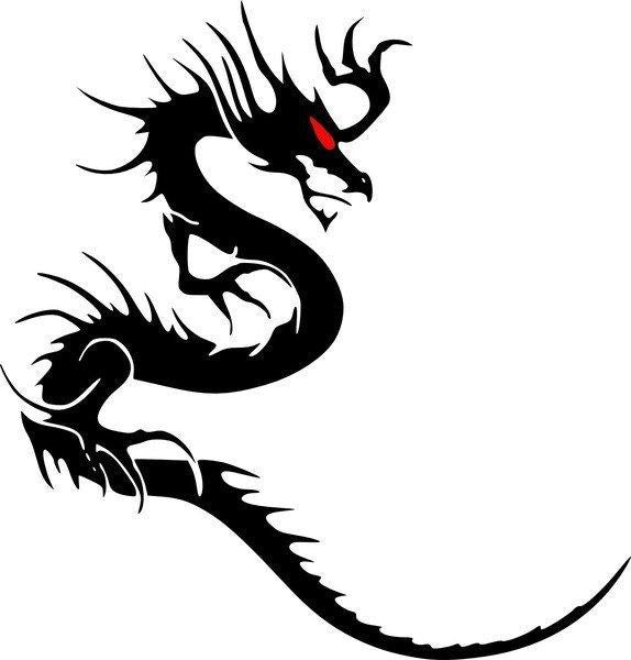 Stray Tats Temporary Tattoos - Dragon #1