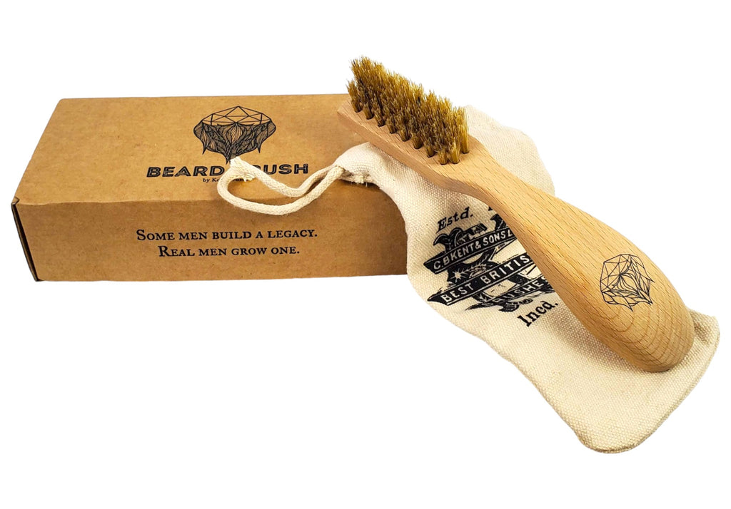 The Kent Wooden Beard Brush