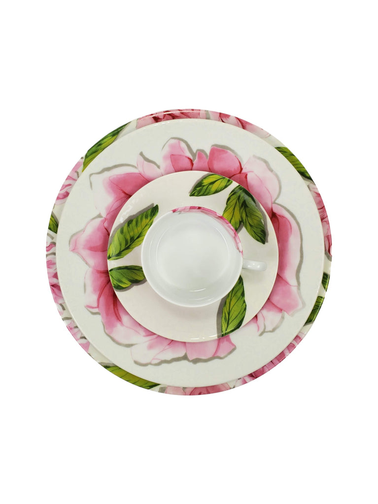 Les Pivoines by Philippe Deshoulieres - 4 Piece Dinner Set (2 Sets Available Only)