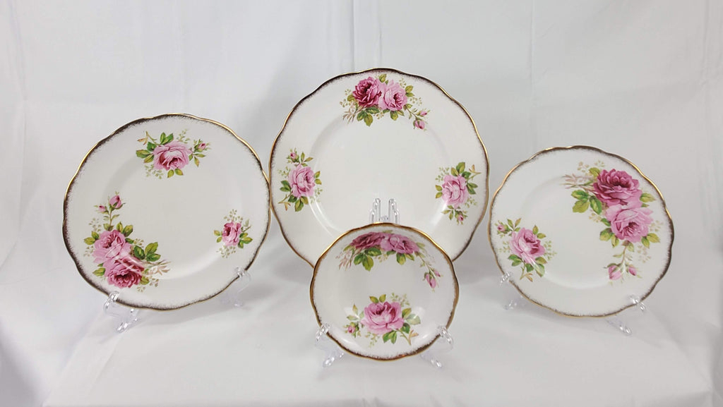 Vintage Royal Albert American Beauty Dinnerware Set - 48 Pieces - SOLD