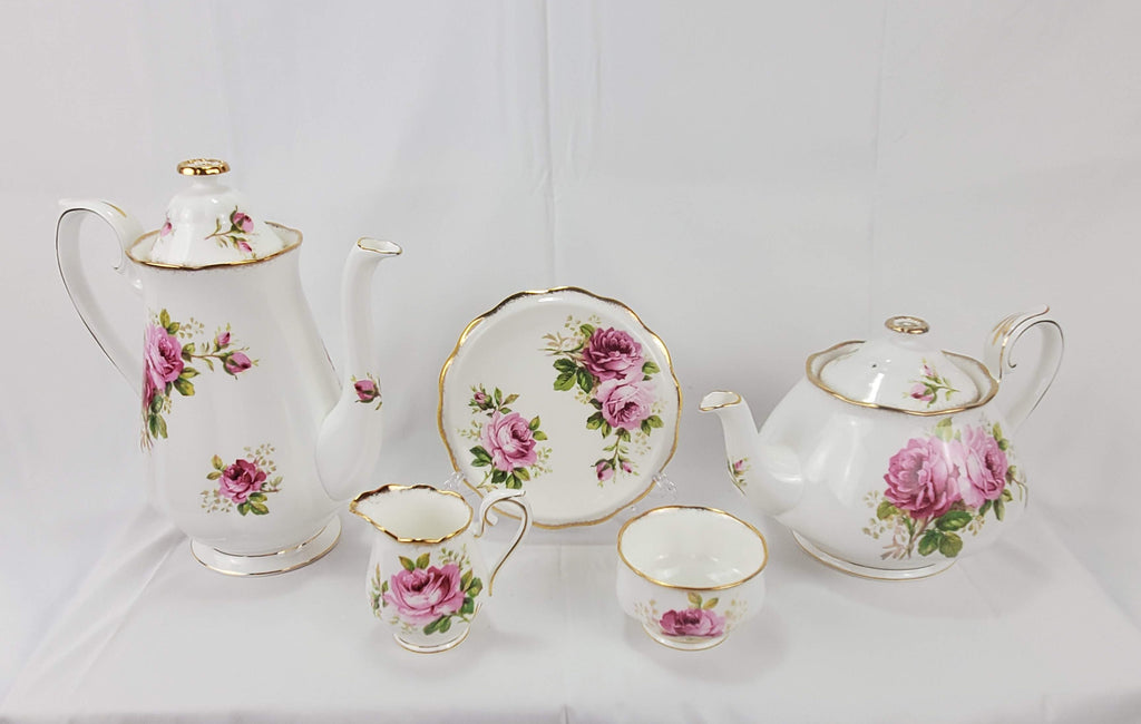 Vintage Royal Albert American Beauty Dinnerware Set - 48 Pieces - SOLD