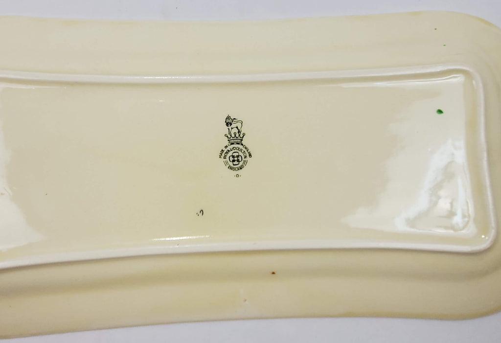 Vintage Royal Doulton Art Deco Sandwich Tray Set