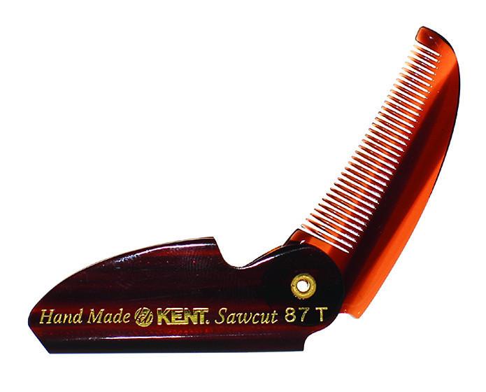 Kent 87T Folding Pocket Moustache Comb