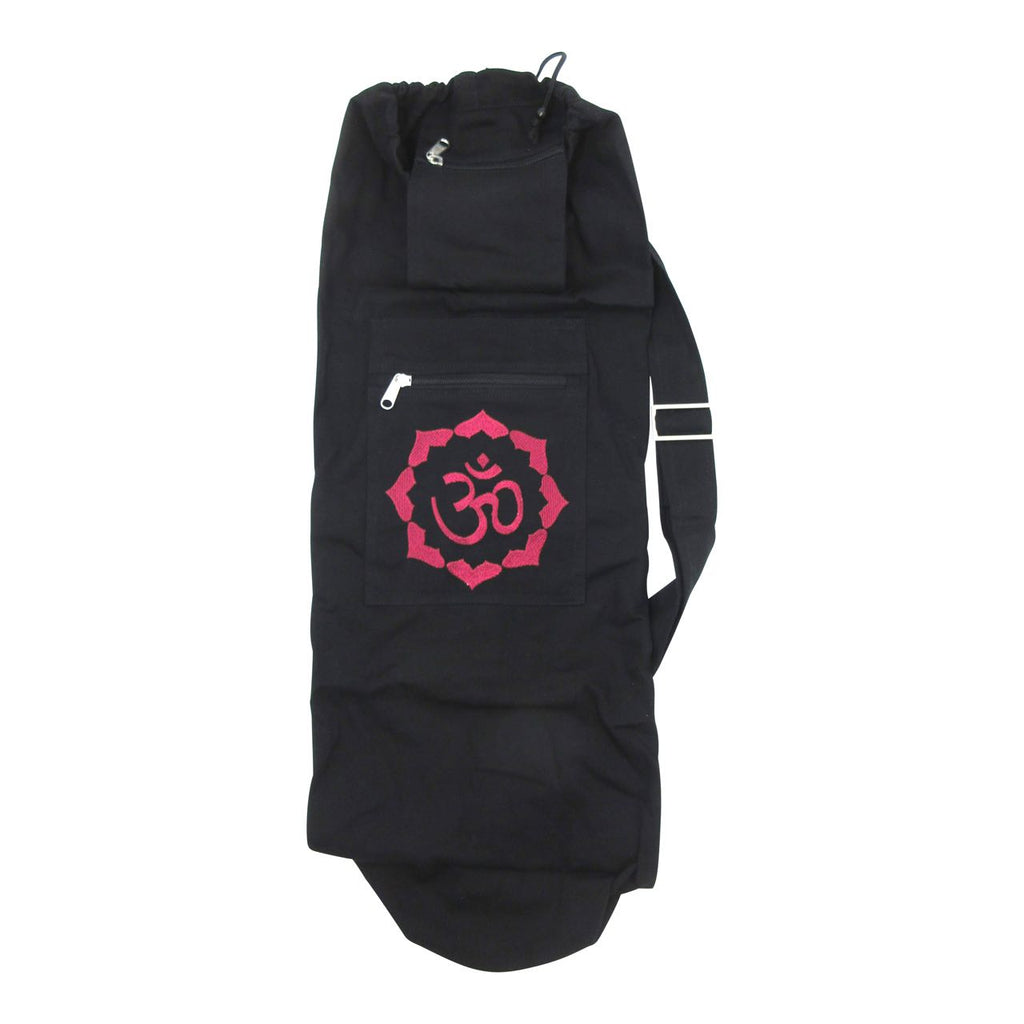 Organic Cotton Yoga Mat Bag - OM