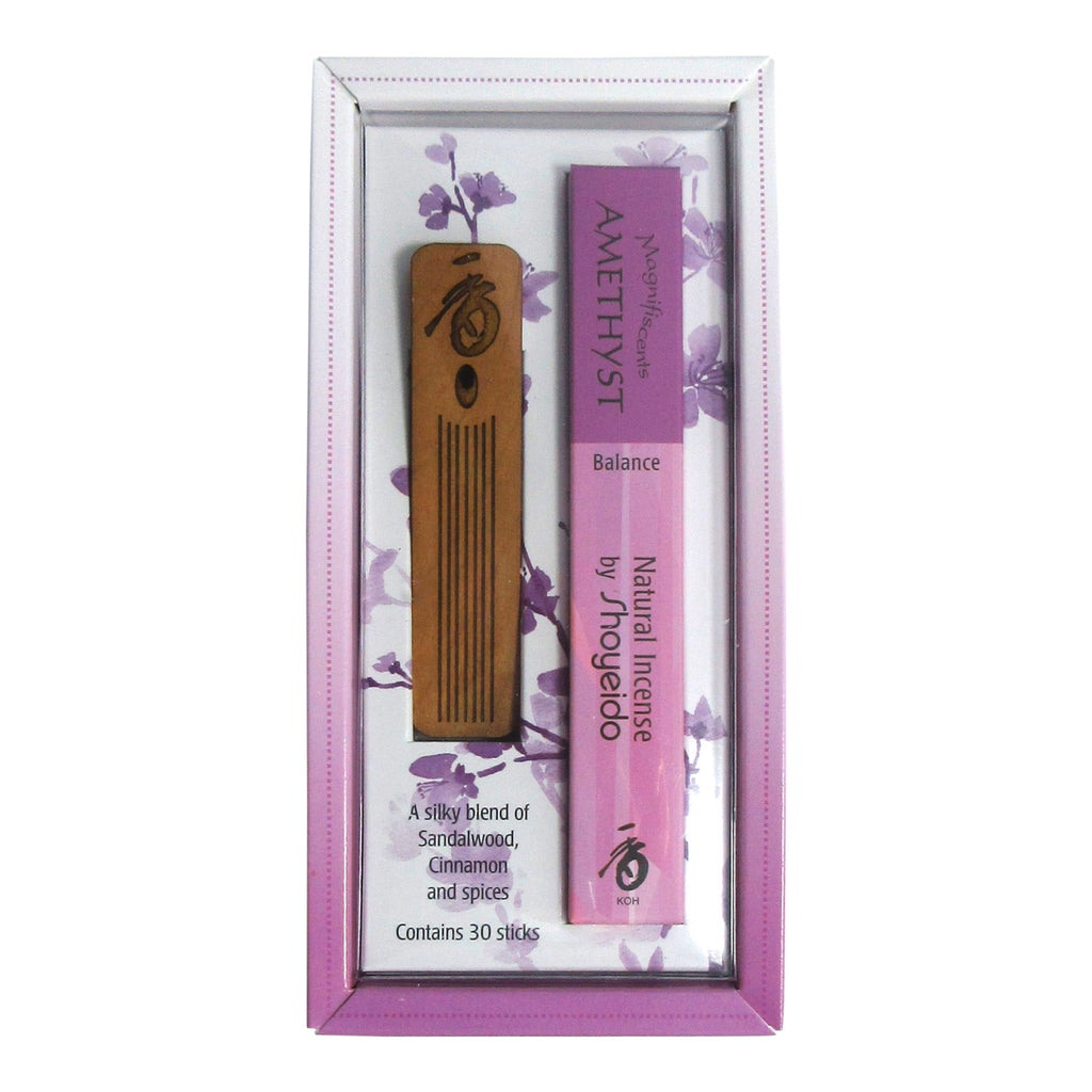 Shoyeido Natural Incense Gift Set - Magnificent Amethyst