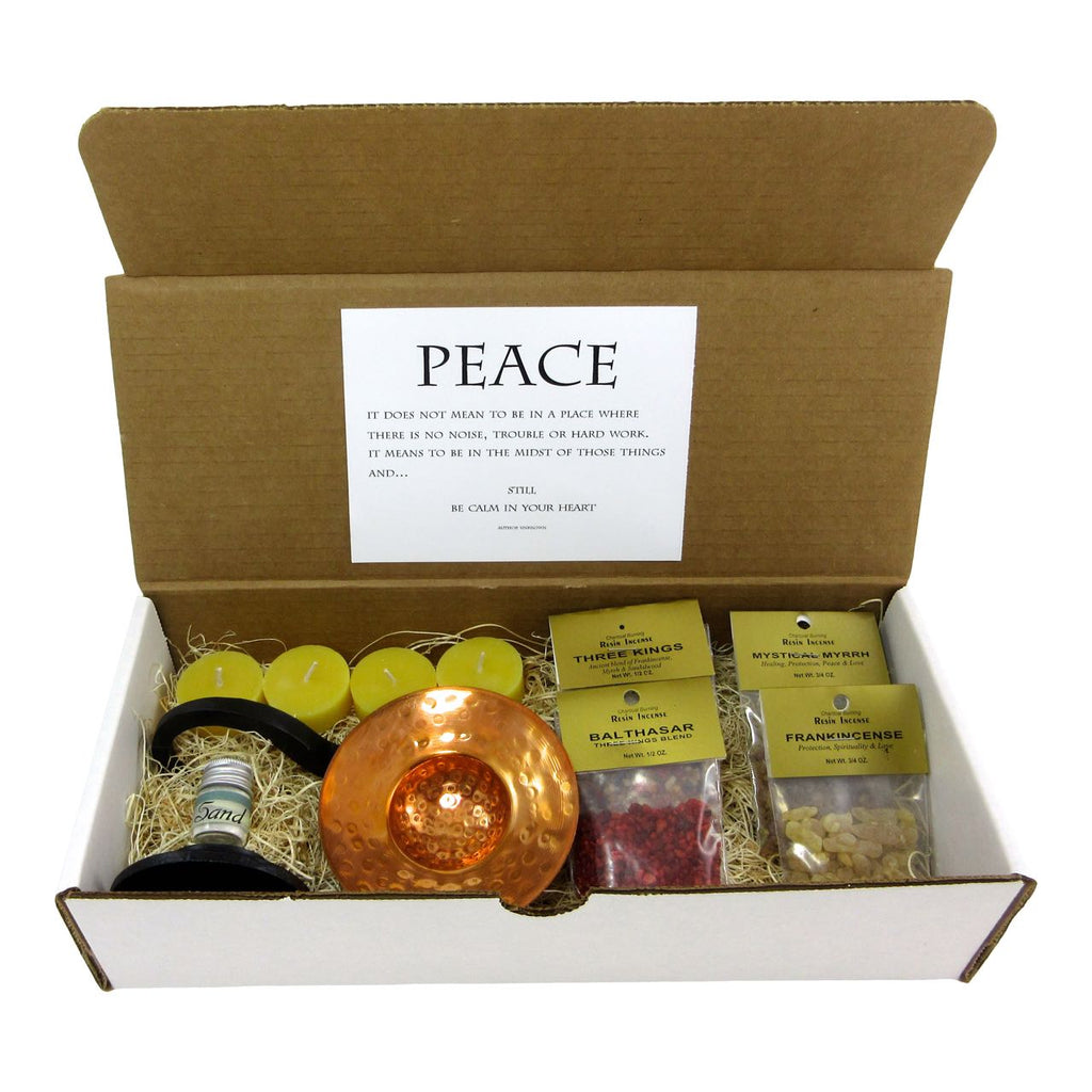 Copper Bowl Resin Incense Gift Box