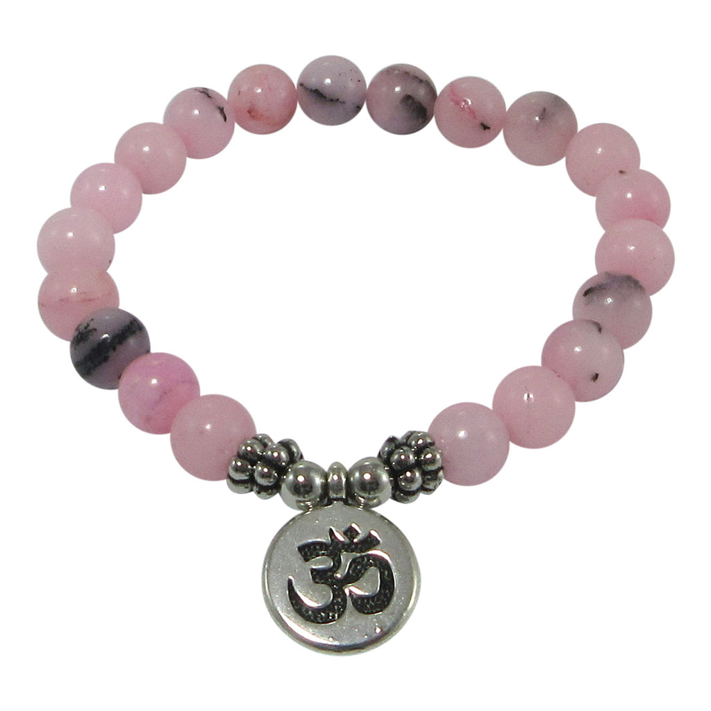 Pink Opal Stone Meditation Bracelet