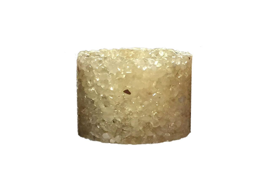 Chip Stone Candle Holder - Citrine