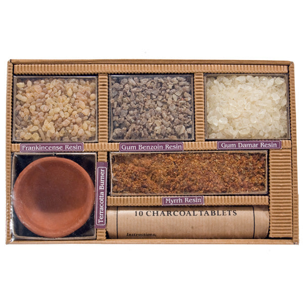 Resin Incense of India - 4 Pack Gift Set
