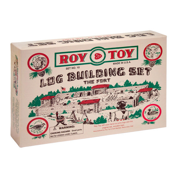 Roy Toy Log Building Set #10 - The Fort  38 Pieces